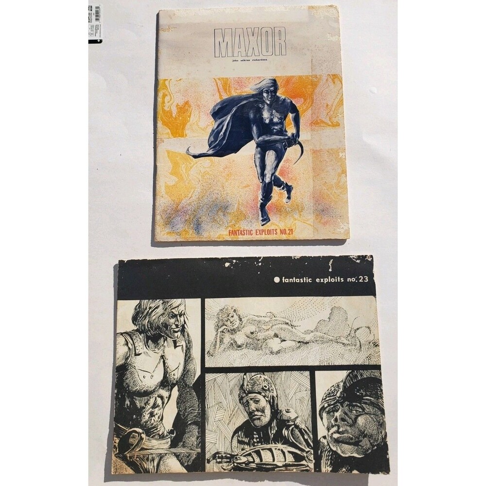 Fantastic Exploits #21 & #23 Maxor G.B. Love - SFCA Fanzine John A.  Richardson